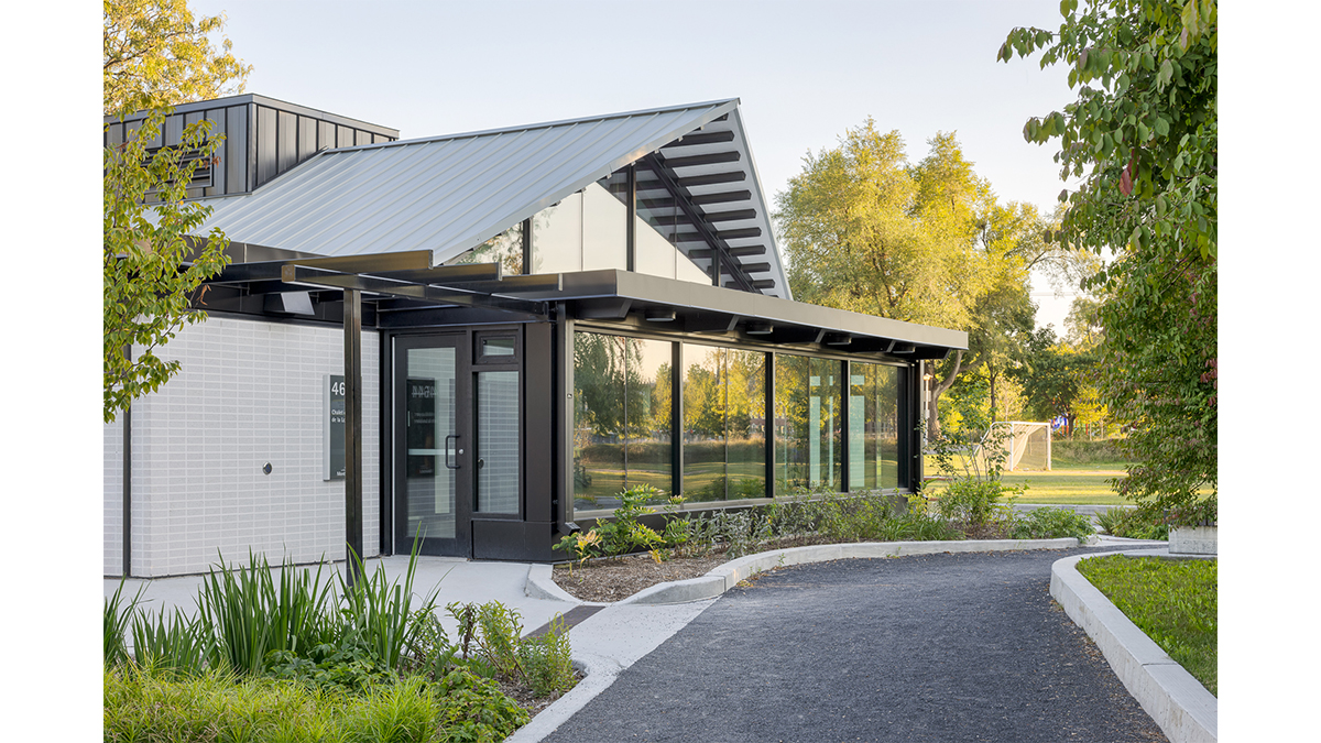 Photo du projet  Chalet du parc de la Louisiane